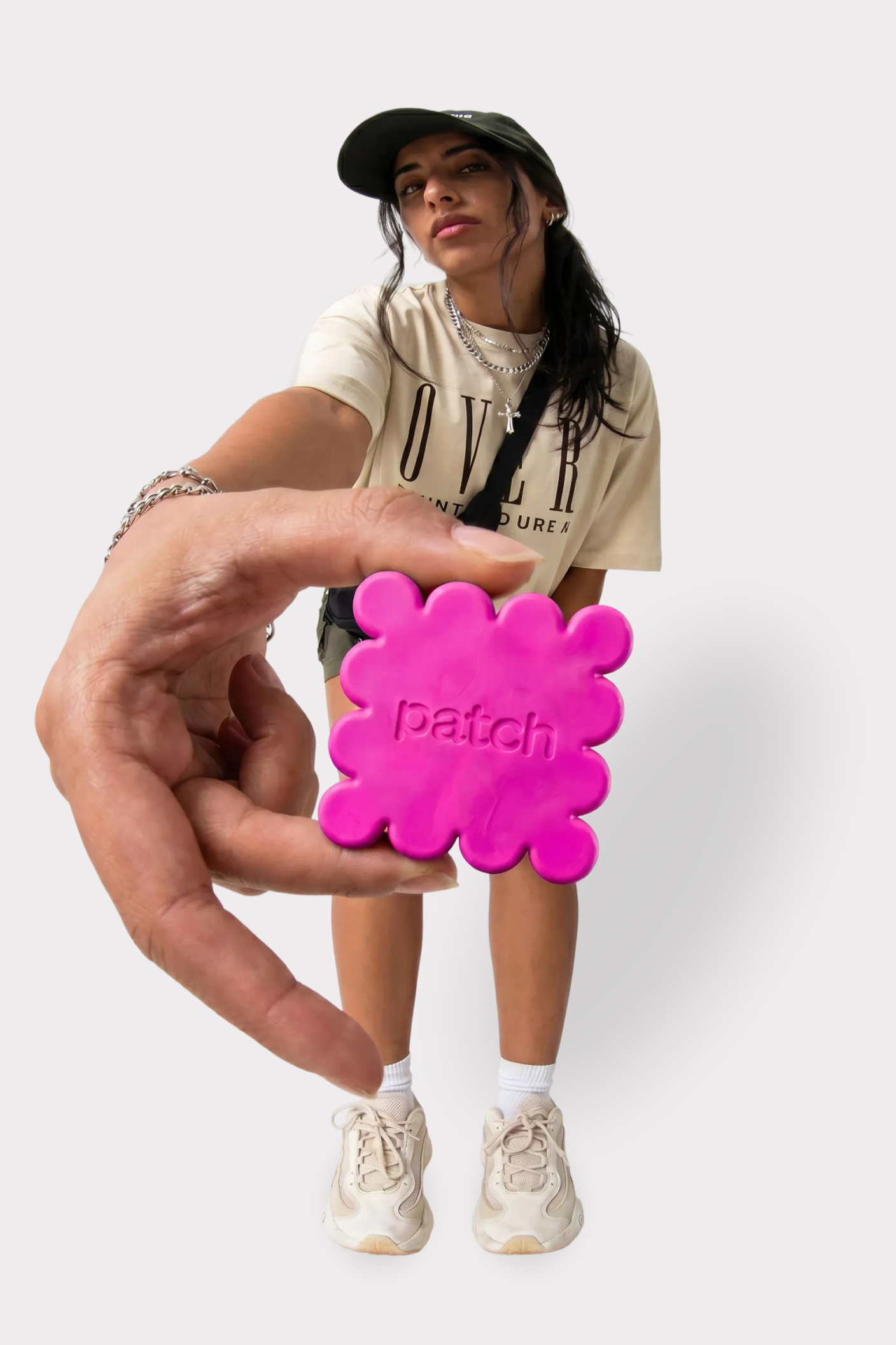 Patch in hand
